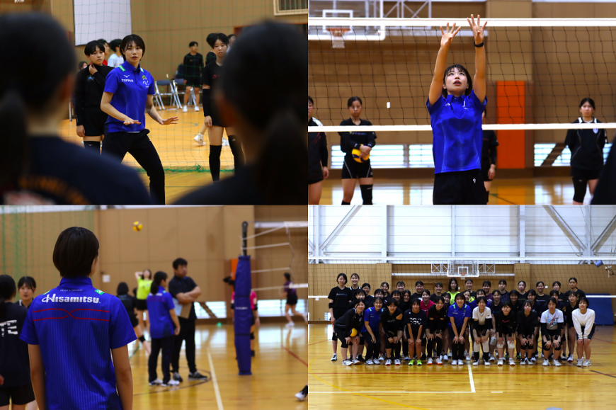 びわこ成蹊スポーツ大学×SAGA久光スプリングスの連携——夏のオープン